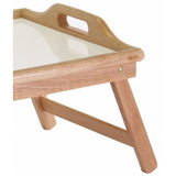 Breakfast in Bed Tray Table with Handles and Foldable Legs - Dubh_Arts
 - 3