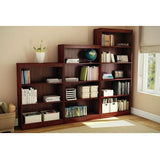 Four Shelf Eco-Friendly Bookcase in Royal Cherry Finish - Dubh_Arts
 - 2